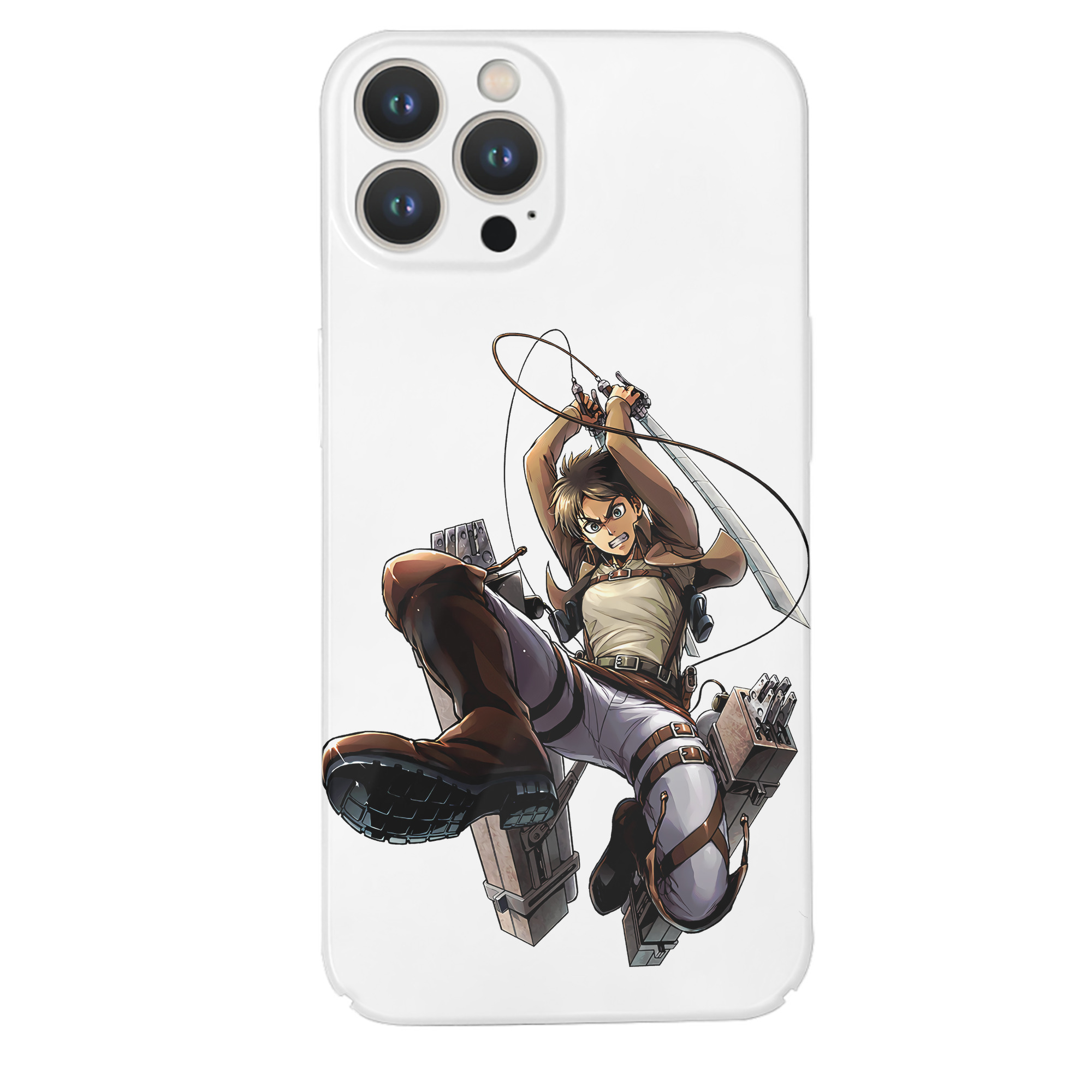 （画像用） 進撃の巨人 エレン･イェーガー Attack on Titan Eren Jäger 【iPhone 14シリーズ対応】ハードケース